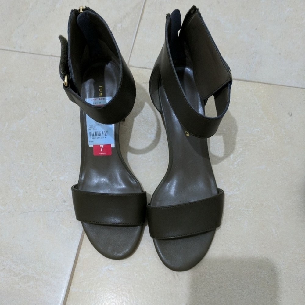Tommy Hilfiger Zip Up chunky heel